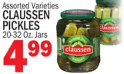 Bravo Supermarkets CLAUSSEN PICKLES offer