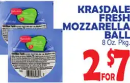 Bravo Supermarkets KRASDALE FRESH MOZZARELLA BALL offer