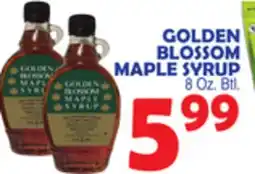 Bravo Supermarkets GOLDEN BLOSSOM MAPLE SYRUP offer