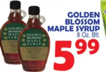 Bravo Supermarkets GOLDEN BLOSSOM MAPLE SYRUP offer
