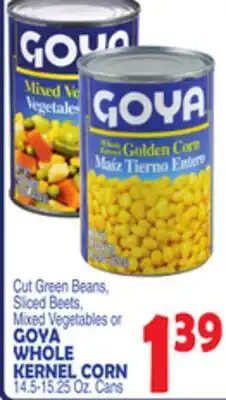 Bravo Supermarkets GOYA WHOLE KERNEL CORN offer
