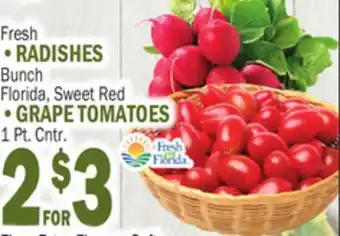 Bravo Supermarkets RADISHES GRAPE TOMATOES offer