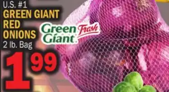 C Town GREEN GIANT RED ONIONS offer
