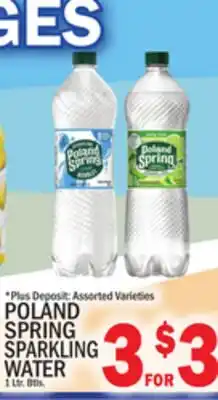 C Town POLAND SPRING SPARKLING WATER offer