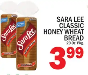 C Town SARA LEE CLASSIC HONEY WHEAT BREAD offer