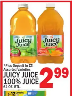 C Town JUICY JUICE 100% JUICE offer