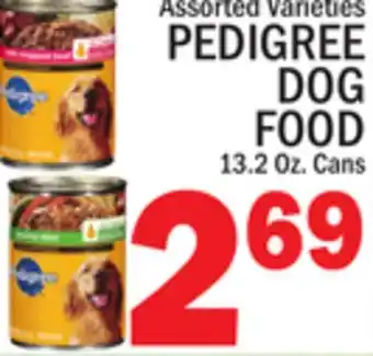 C Town PEDIGREE DOG FOOD offer
