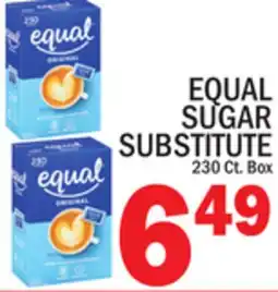 C Town EQUAL SUGAR SUBSTITUTE offer
