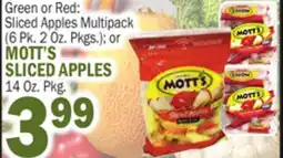 C Town MOTT'S SLICED APPLES 14 Oz. Pkg offer