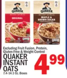 C Town QUAKER INSTANT OATS offer