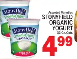C Town STONYFIELD ORGANIC YOGURT offer