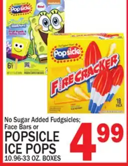C Town POPSICLE FACE BARS OR ICE POPS offer