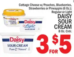 C Town DAISY SOUR CREAM 8 Oz. Cntr offer