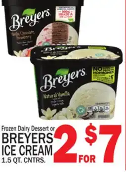 C Town BREYERS ICE CREAM offer