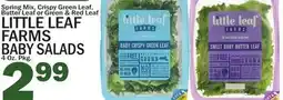 C Town LITTLE LEAF FARMS BABY SALADS offer