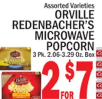 C Town ORVILLE REDENBACHER'S MICROWAVE POPCORN offer