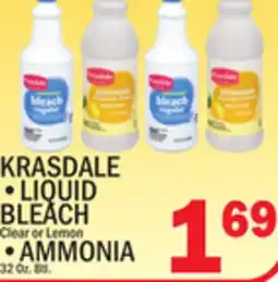 C Town KRASDALE • LIQUID BLEACH Clear Lemon offer