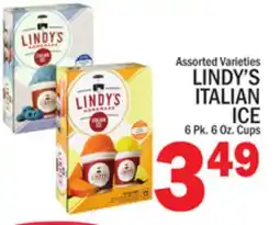 C Town LINDY'S ITALIAN ICE offer
