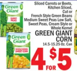 C Town GREEN GIANT CORN offer