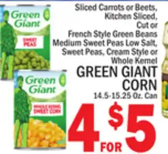 C Town GREEN GIANT CORN offer