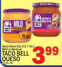 C Town TACO BELL QUESO 15 Oz. Jar offer
