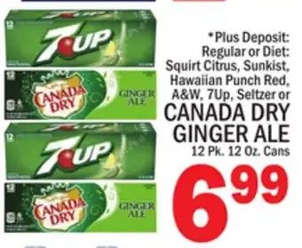 C Town CANADA DRY GINGER ALE offer