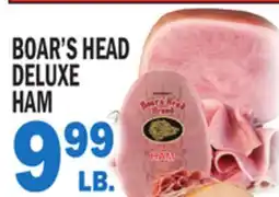 C Town BOAR'S HEAD DELUXE HAM offer