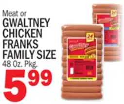 C Town GWALTNEY CHICKEN FRANKS FAMILY SIZE offer