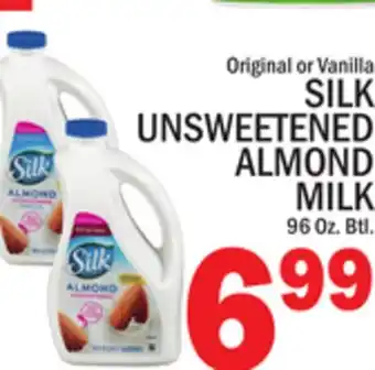 C Town SILK UNSWEETENED ALMOND MILK offer