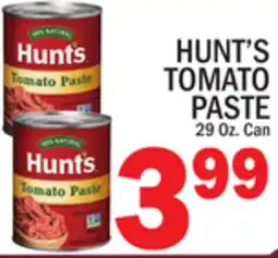 C Town HUNT'S TOMATO PASTE offer