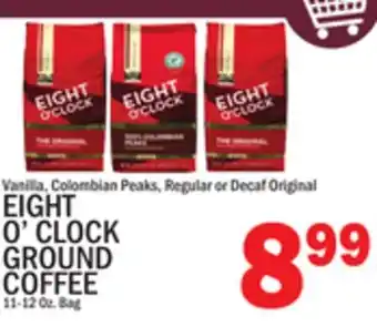 C Town EIGHT O'CLOCK GROUND COFFEE offer