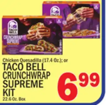 C Town TACO BELL CRUNCHWRAP SUPREME KIT 22.6 Oz. Box offer