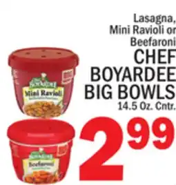 C Town CHEF BOYARDEE BIG BOWLS offer