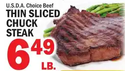 C Town THIN SLICED CHUCK STEAK offer