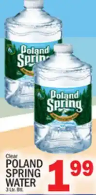 C Town POLAND SPRING WATER offer