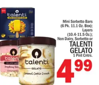 C Town TALENTI GELATO 1 Pint Cntrs offer