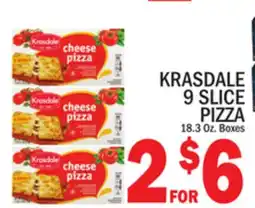 C Town KRASDALE 9 SLICE PIZZA offer