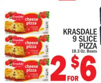 C Town KRASDALE 9 SLICE PIZZA offer