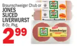 C Town JONES SLICED LIVERWURST offer