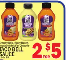 C Town TACO BELL SAUCE offer