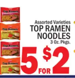 C Town TOP RAMEN NOODLES offer