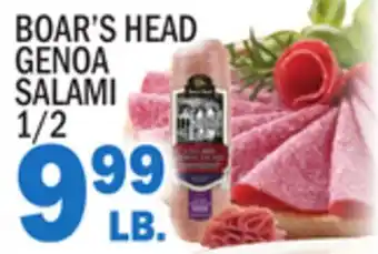 C Town BOAR'S HEAD GENOA SALAMI offer