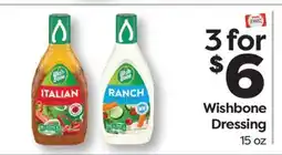Weis Markets Wishbone Dressing offer