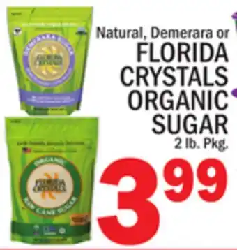 C Town FLORIDA CRYSTALS ORGANIC SUGAR offer