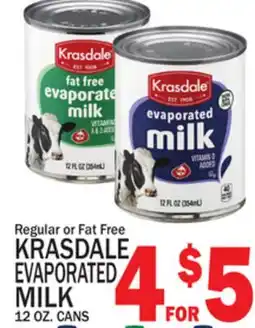 C Town KRASDALE EVAPORATED MILK offer