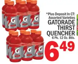 C Town GATORADE THIRST QUENCHER offer