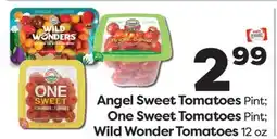 Weis Markets Angel Sweet Tomatoes Pint One Sweet Tomatoes Pint Wild Wonder Tomatoes 12 oz offer