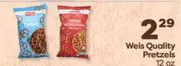 Weis Markets Weis Quality Pretzels offer