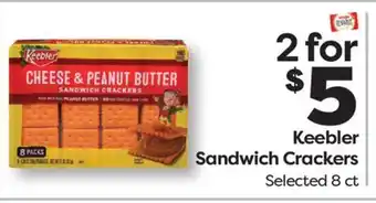 Weis Markets Keebler Sandwich Crackers offer