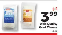 Weis Markets Weis Quality Goat Cheese offer